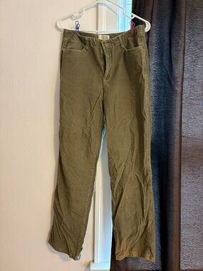 Talbots Olive Green Corduroy Pants